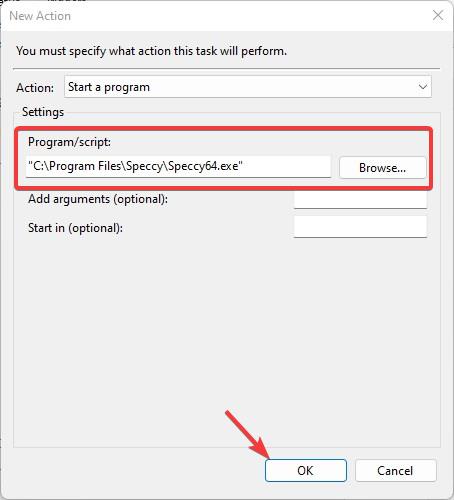 プログラムを追加